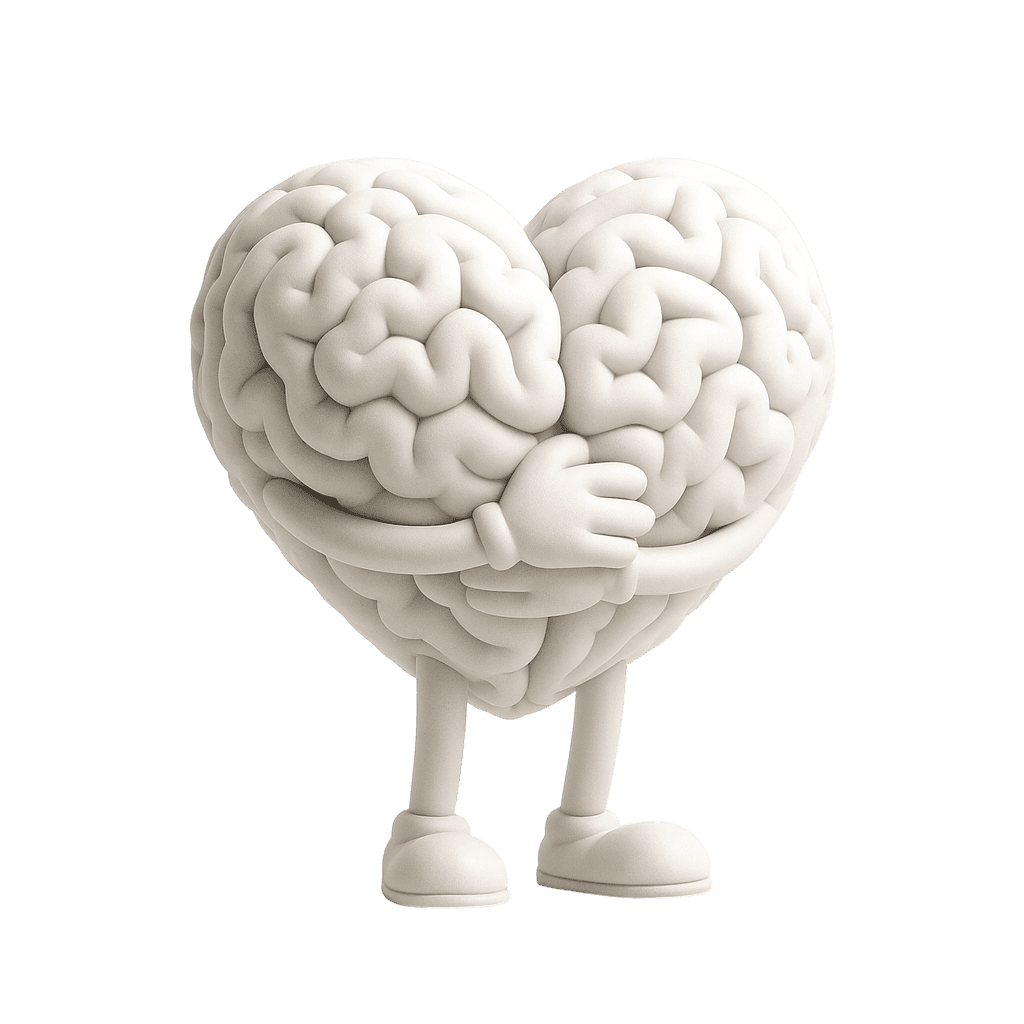 Brain heart character